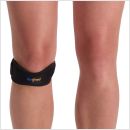Dunimed patellabrace van voren gefotografeerd