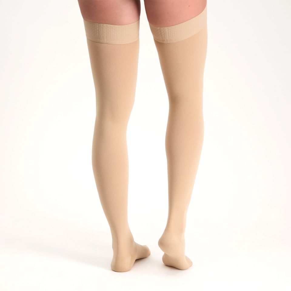 Dunimed premium comfort steunkousen tot de lies - gesloten teen