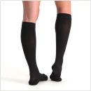 compressiekousen beige gesloten teen zwart achterkant