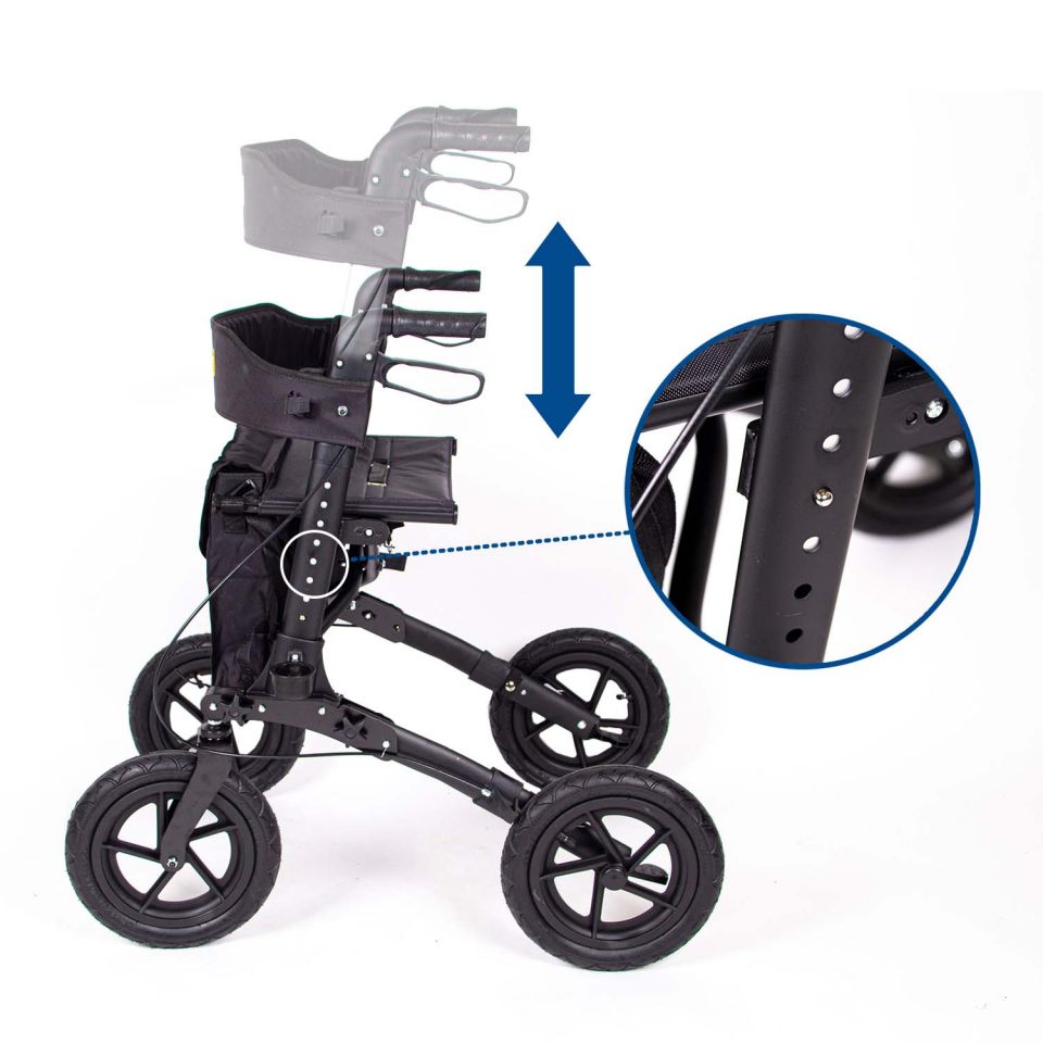 rollator ook voor lange mensen