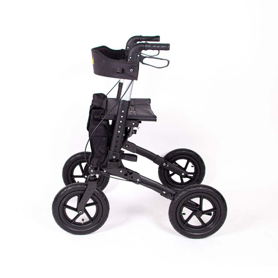 Outdoor rollator zijaanzicht