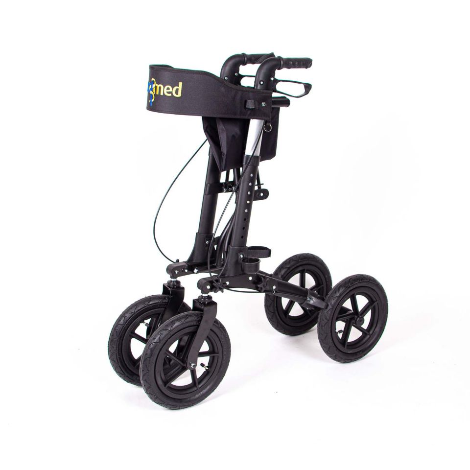 Oudoor rollator ingeklapt
