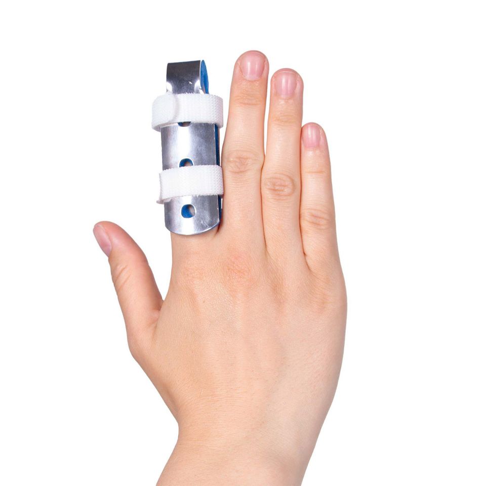 Dunimed vingerspalk met strap om vinger