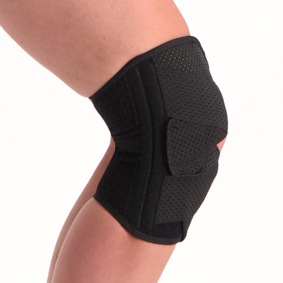 Dunimed wikkel kniebrace met baleinen zijkant