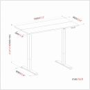 ergonomisch in hoogte verstelbaar zit sta bureau productinformatie