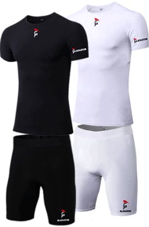 Gladiator pakket - Compressiebroek en Compressie shirt - Heren