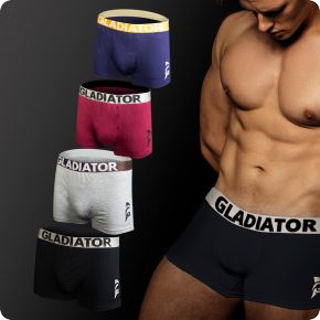 gladiator boxershorts 4-pack