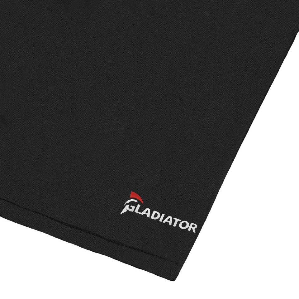 gladiator sports compressiebroek liesbroek heren zwart detail logo