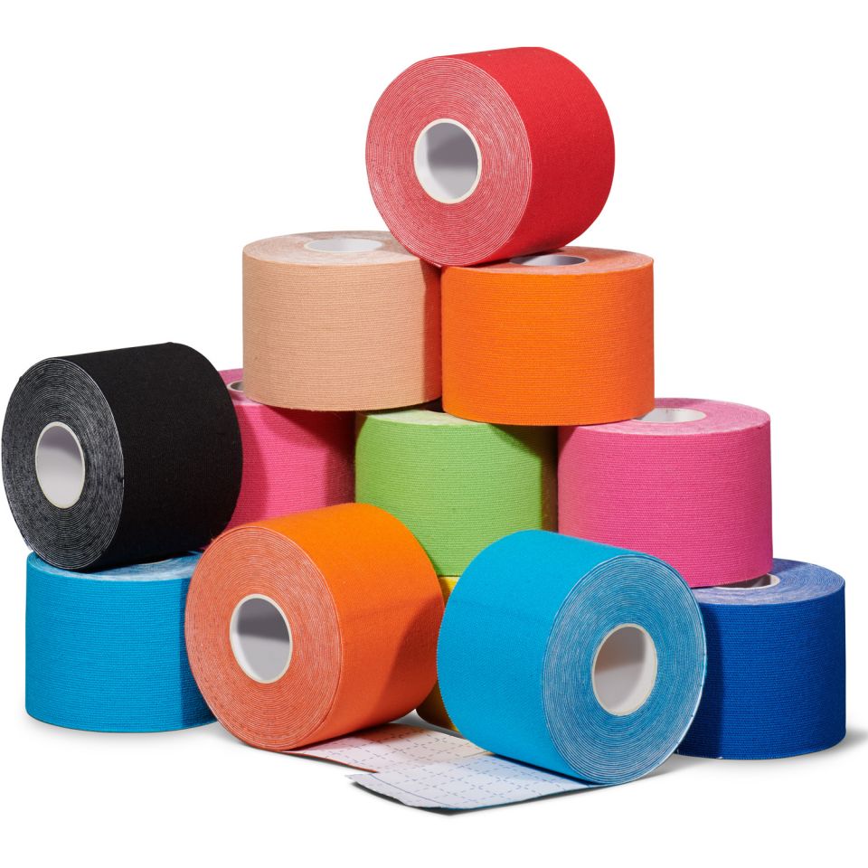 gladiator sports kinesiotape 12 rollen opgestapeld 2