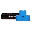 gladiator sports kinesiotape 3 rollen blauw