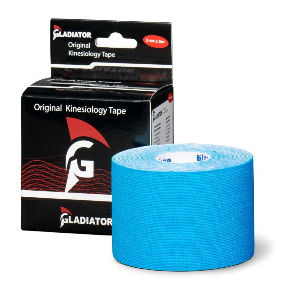 gladiator sports kinesiotape per rol blauw