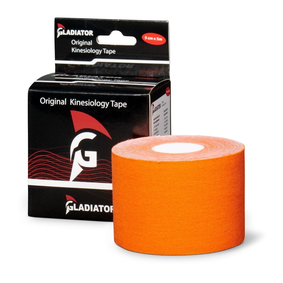 gladiator sports kinesiotape per rol oranje