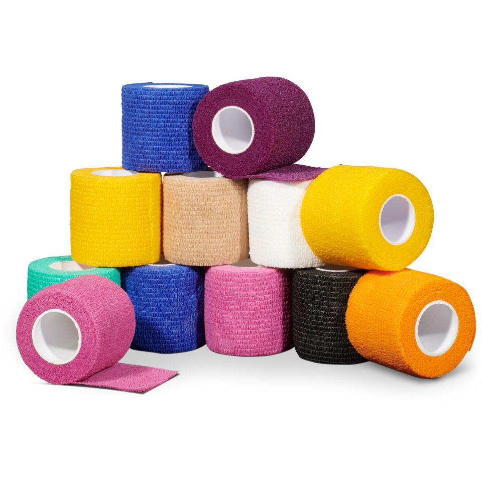 Gladiator sports ondertape bandage 12 rollen opgestapeld
