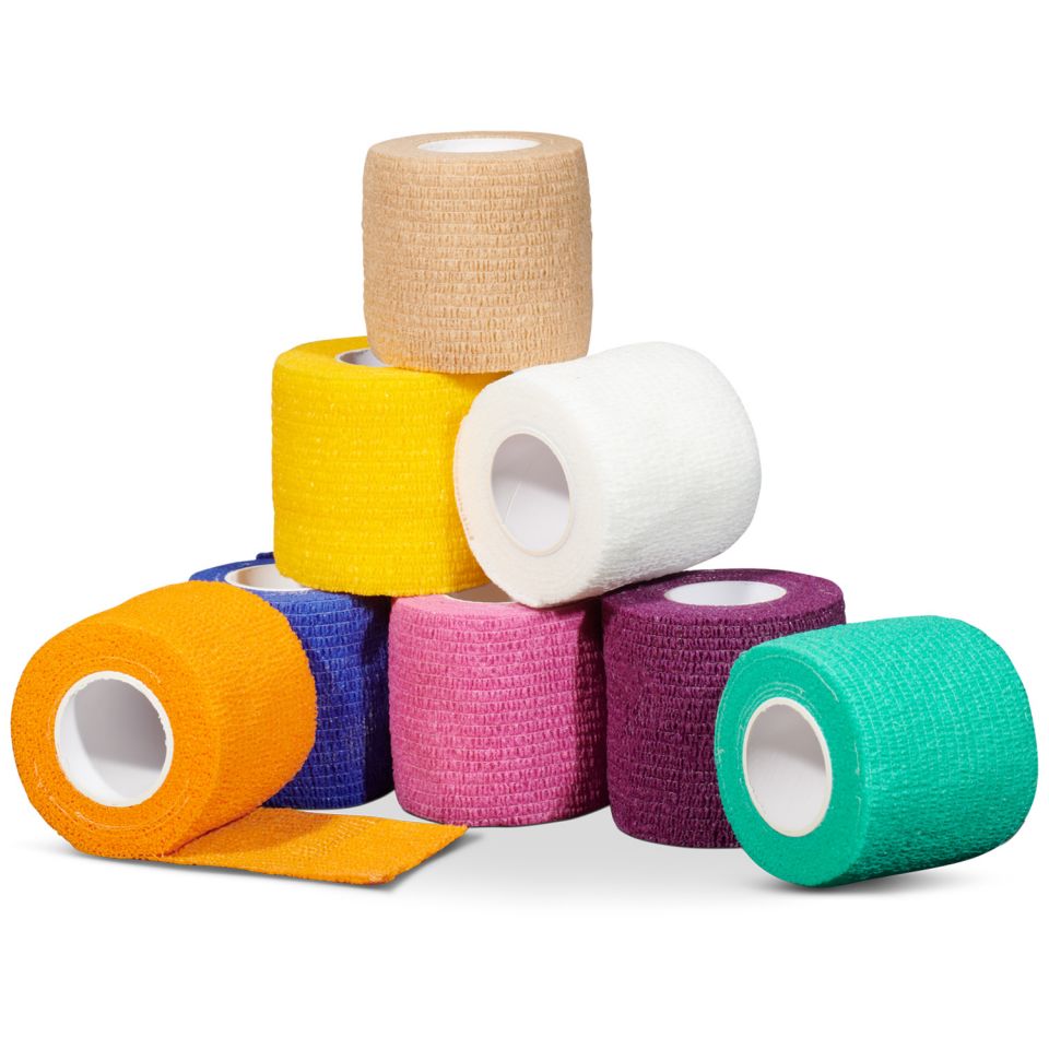 Gladiator sports ondertape bandage 8 rollen opgestapeld
