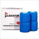 Gladiator sports ondertape bandage 4 rollen blauw