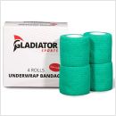 Gladiator sports ondertape bandage 4 rollen groen