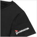 gladiator sports pakket compressiebroek en shirt dames zwart detailfoto shirt