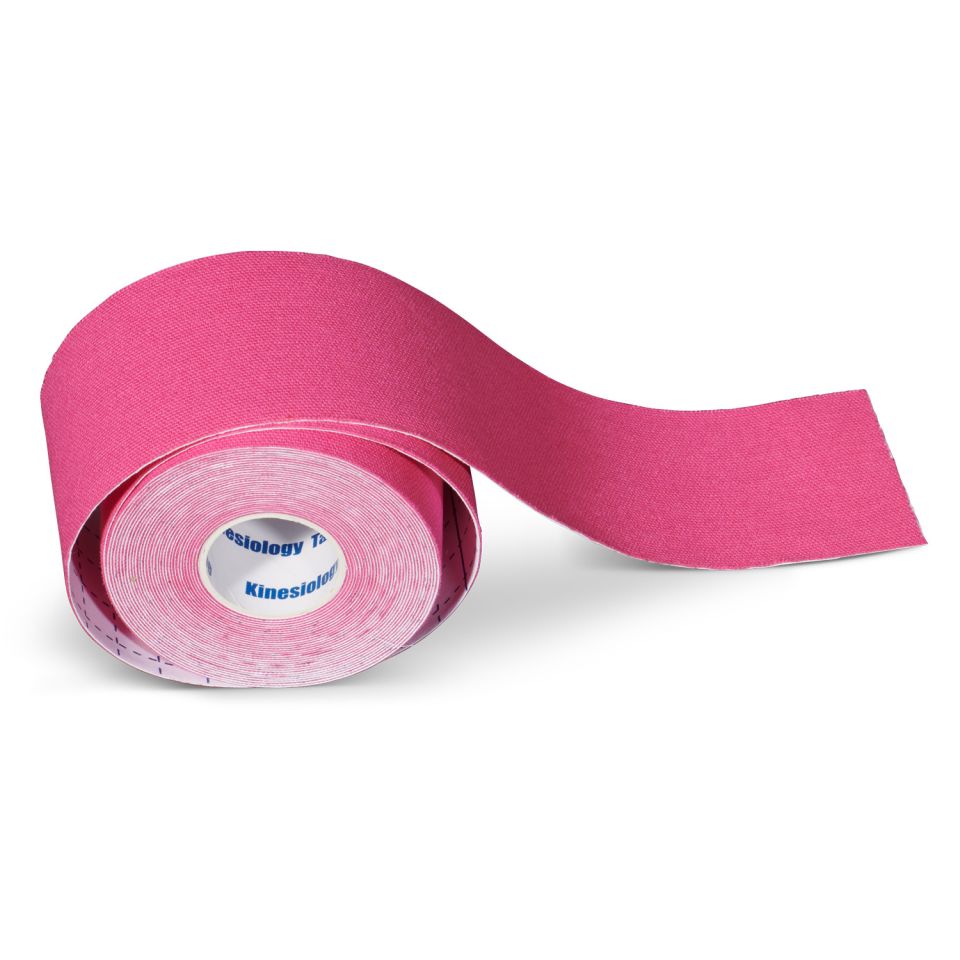 Kinesiotape per rol roze enkele rol