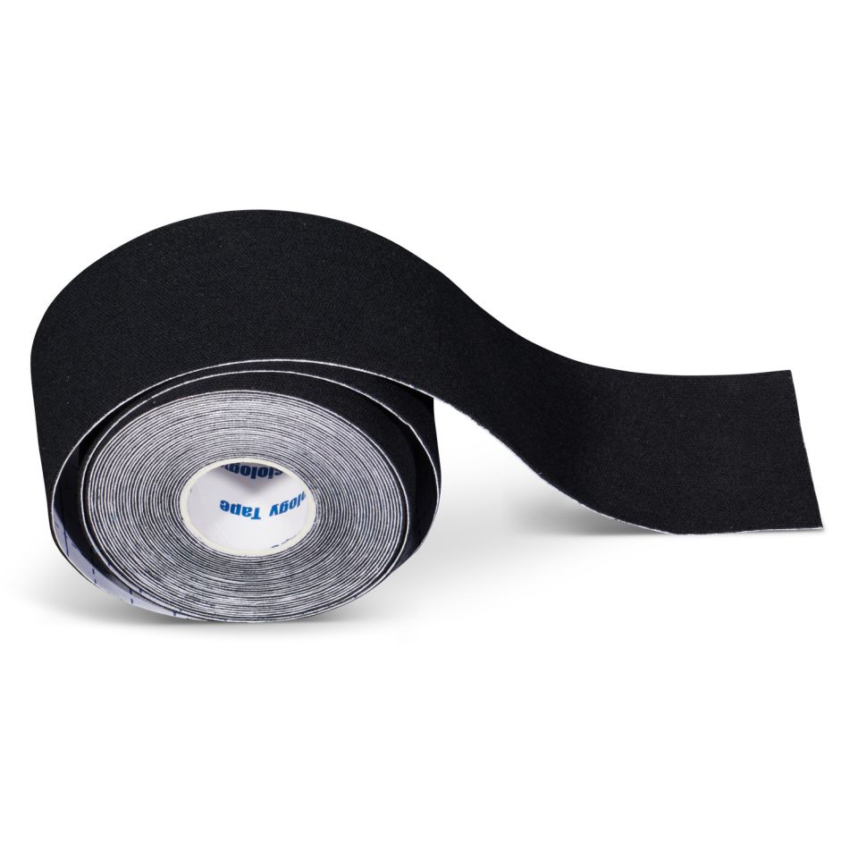 Kinesiotape per rol zwart enkele rol