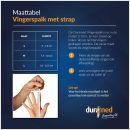 maattabel dunimed vingerspalk met strap