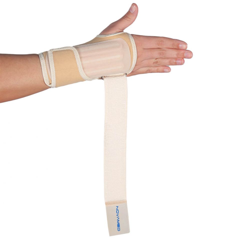 beige lichtgewicht polsbrace novamed