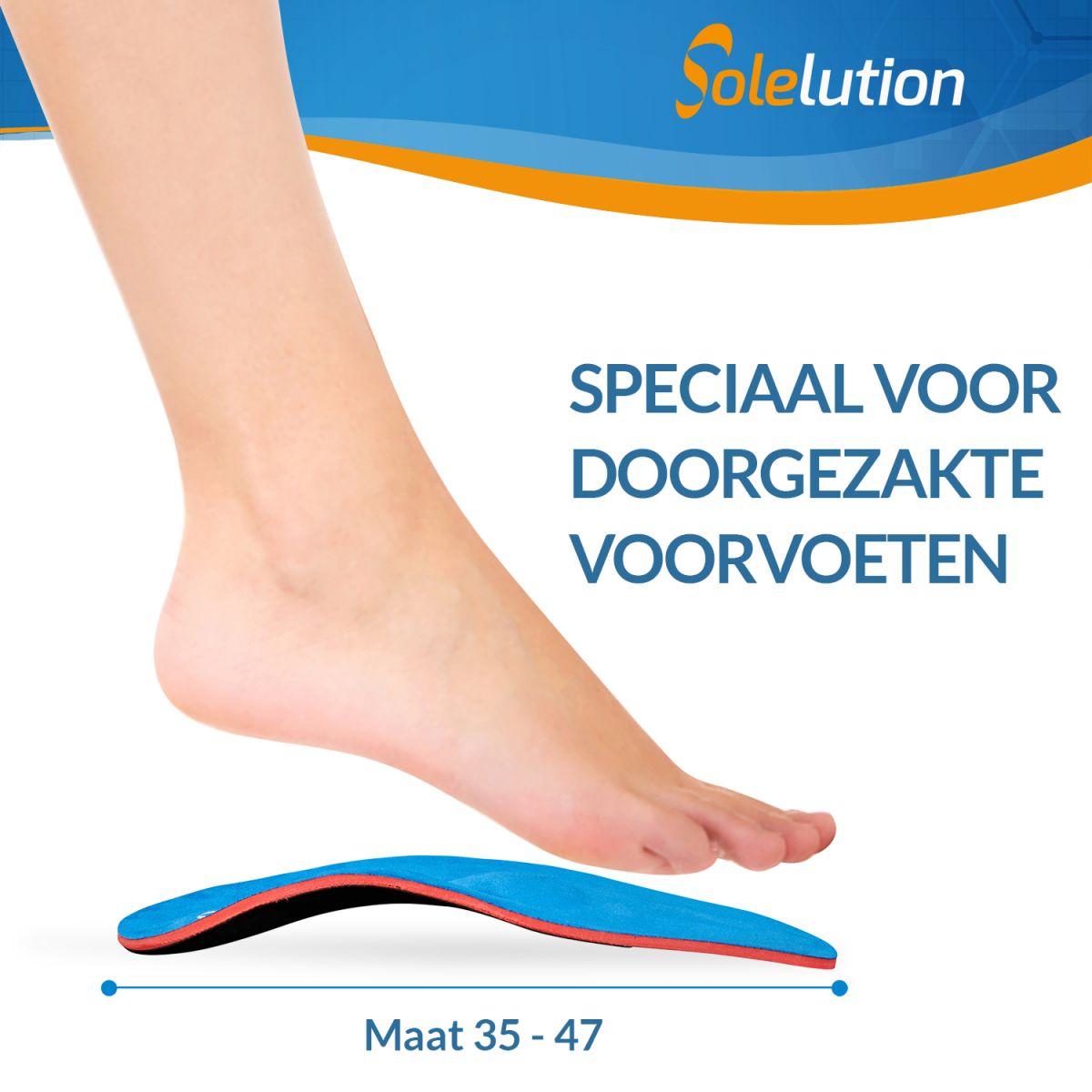 Steunzolen doorgezakte voet outlet
