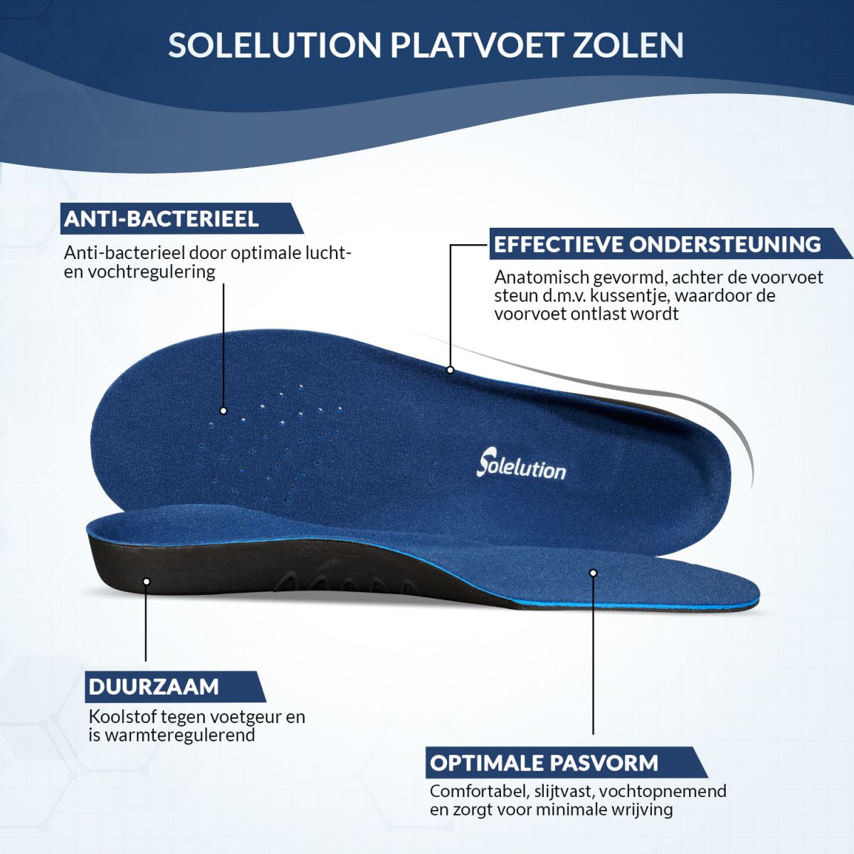 Platvoet inlegzolen hotsell