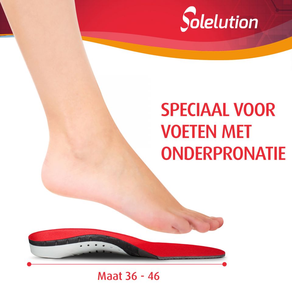 Solelution inlegzolen voor onderpronatie