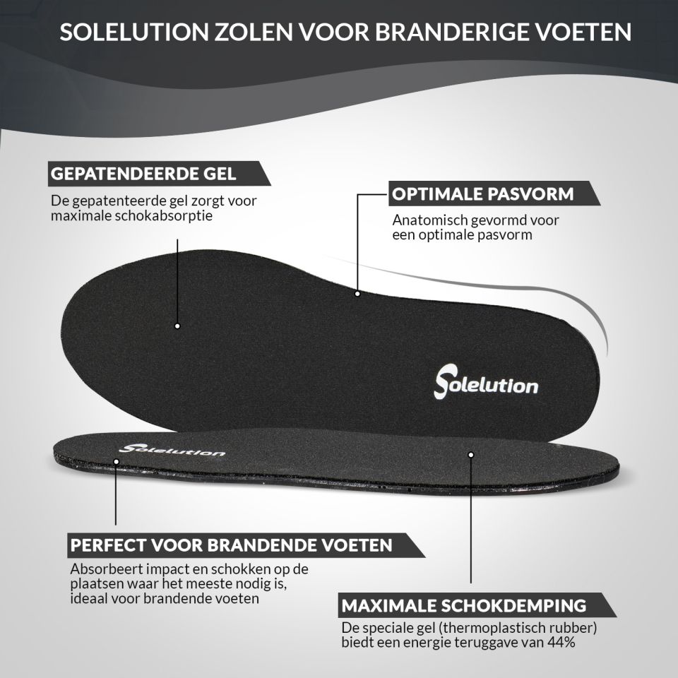 zolen voor branderige voeten productinformatie