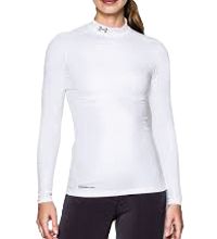Damesmock Under Armour ColdGear® Compressie Shirt wit