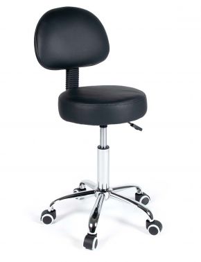 Dunimed tabouret kruk met rugleuning