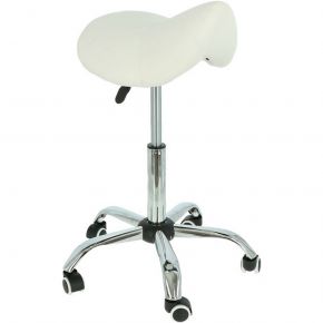ergolution ergonomische zadelkruk zonder rugleuning wit kopen