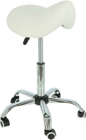 Ergolution Ergonomische zadelkruk wit