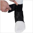 gladiator sports enkelbrace lichtgewicht met straps klittenband strap vastmaken
