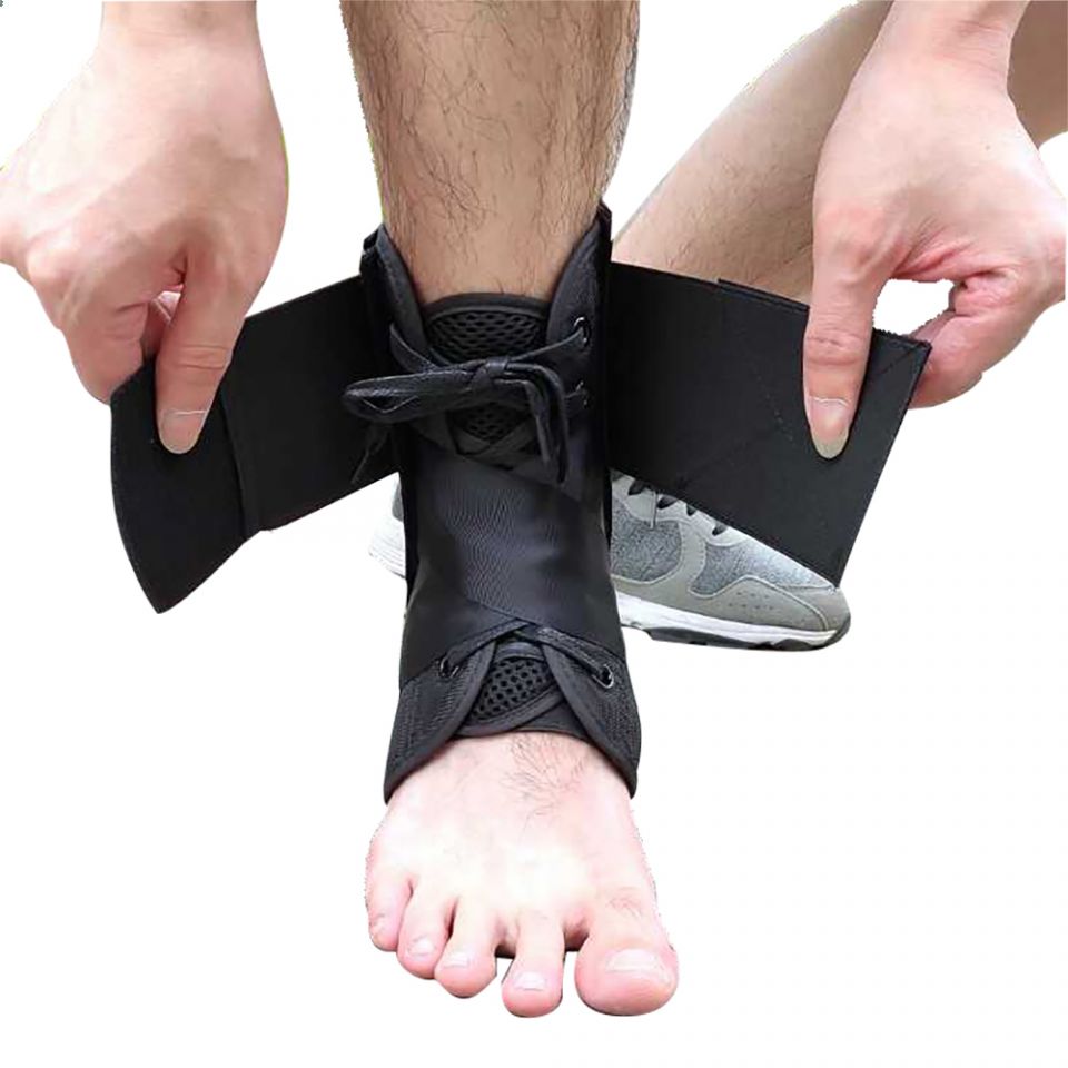 gladiator sports enkelbrace lichtgewicht met straps brace los maken