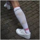 gladiator sports running compressiekousen voor hardlopers wit
