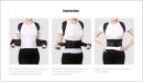 Posture corrector bevestigen