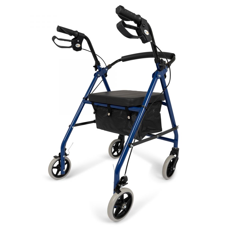 handvaten van de Dunimed rollator lichtgewicht