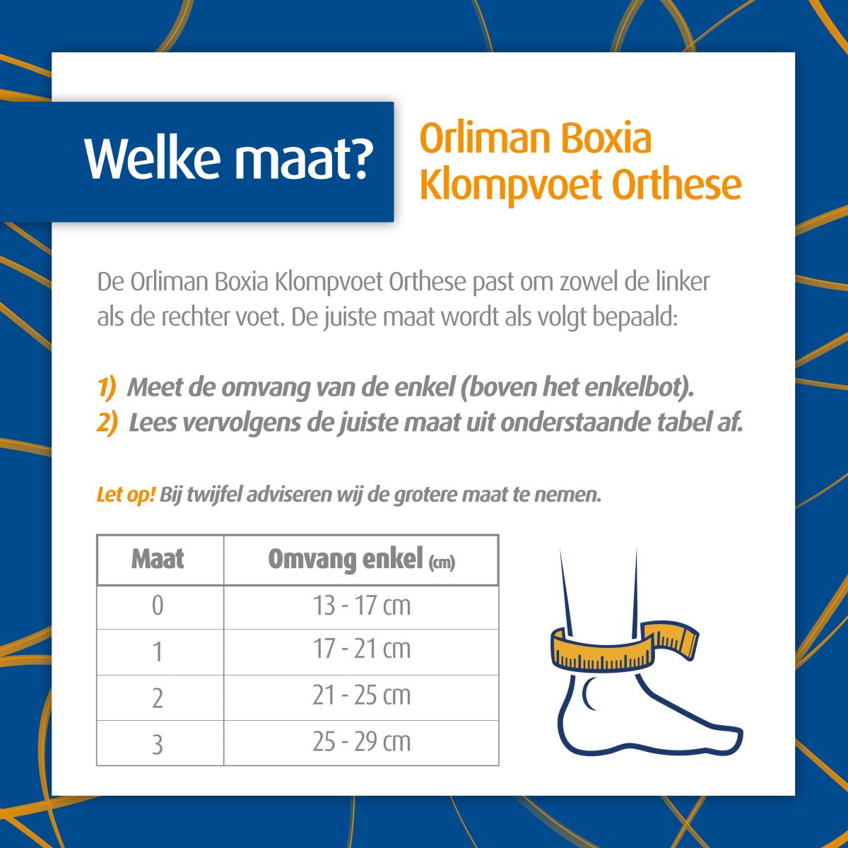 Voet 17 sales cm welke maat