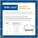 super ortho houding corrector sleutelbeenbrace rugrechthouder maattabel