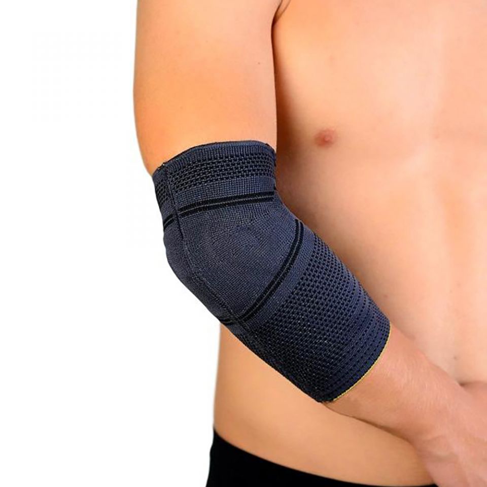 novamed elleboogbrace premium comfort foto vanaf de voorkant genomen