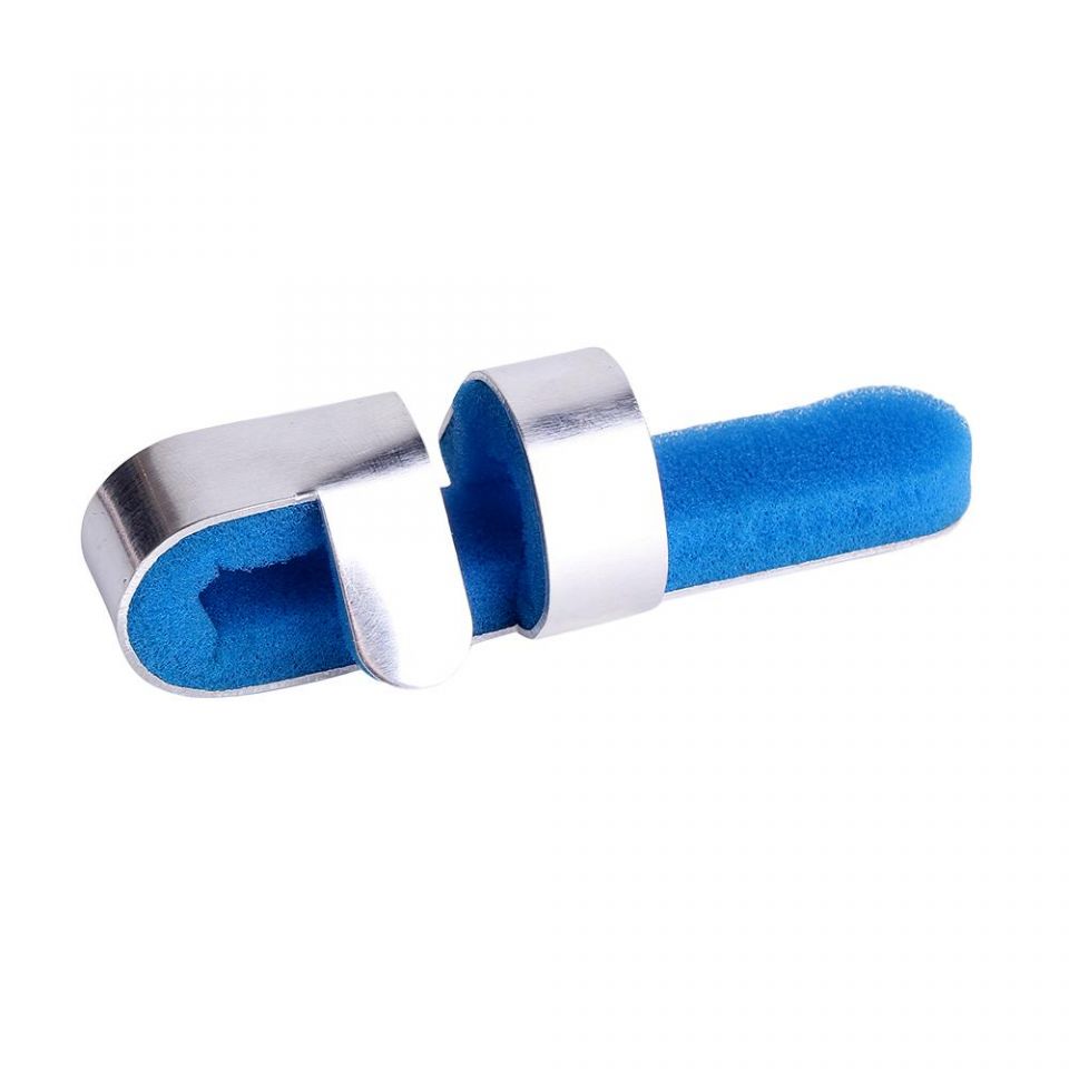 Dunimed mallet finger vingerspalk van boven gefotografeerd