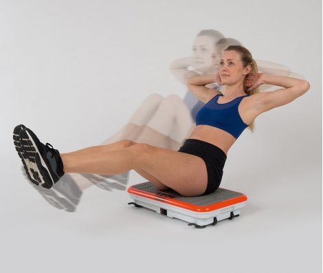 VibroShaper trilplaat - Met oscillatietechnologie  – inclusief stretchbands
