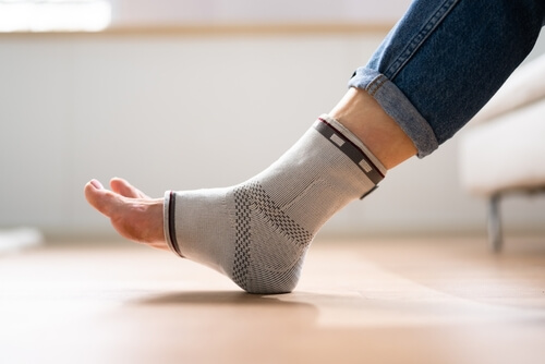 enkelbrace bij enkelblessure