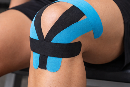 knie tapen