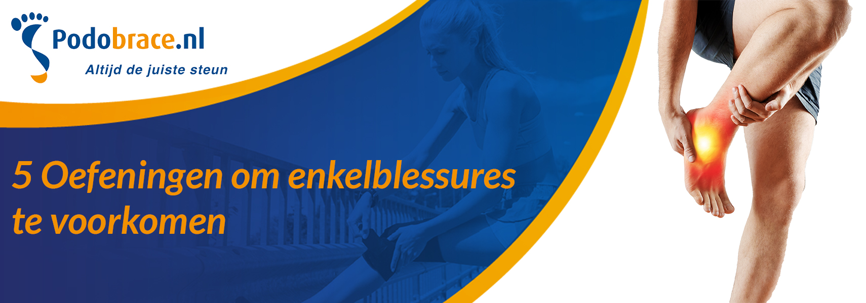 5 oefeningen om enkelblessures te voorkomen
