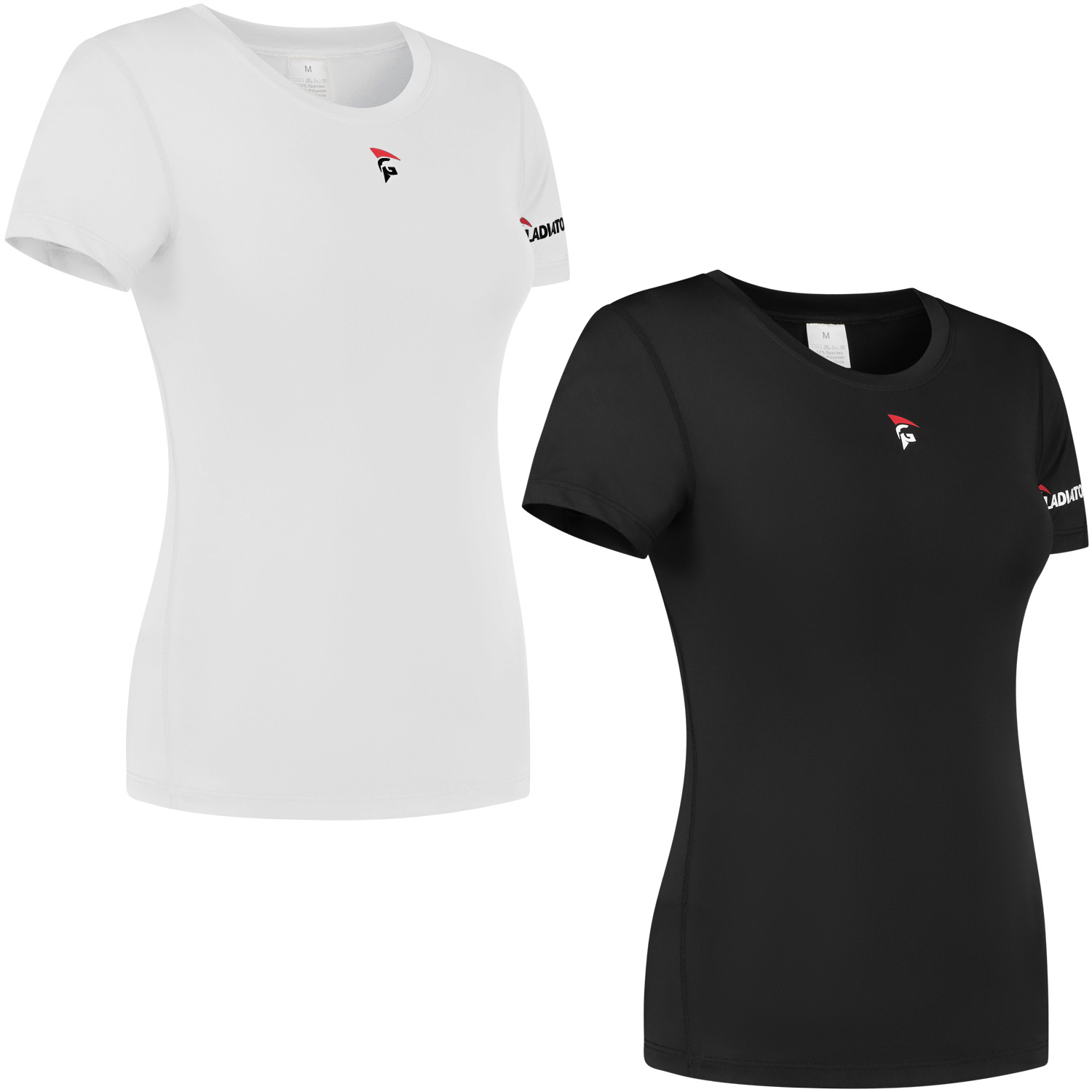 Gladiator Sports Compressie Shirts - Dames (In Zwart En Wit)