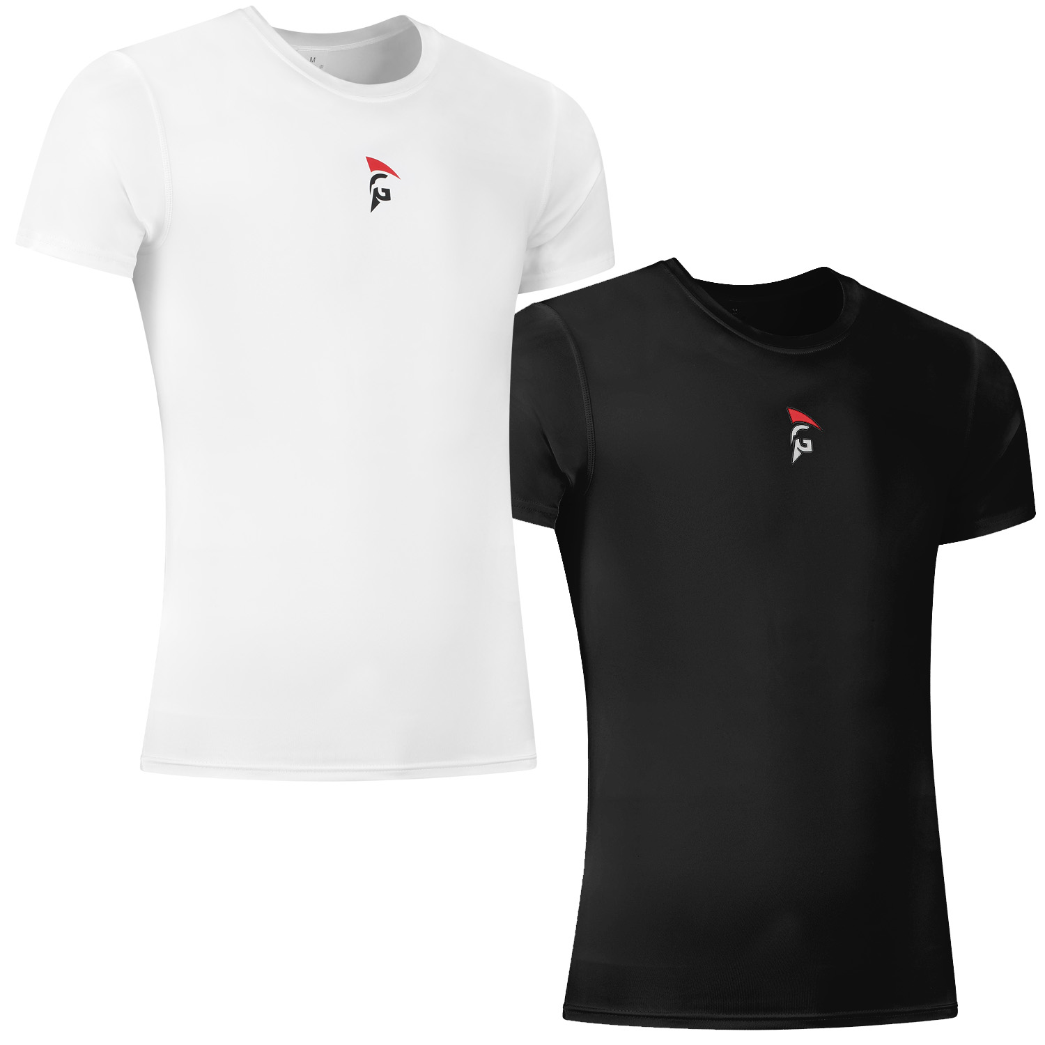 Gladiator Sports Compressie Shirt - Heren (Leverbaar In Zwart En Wit)