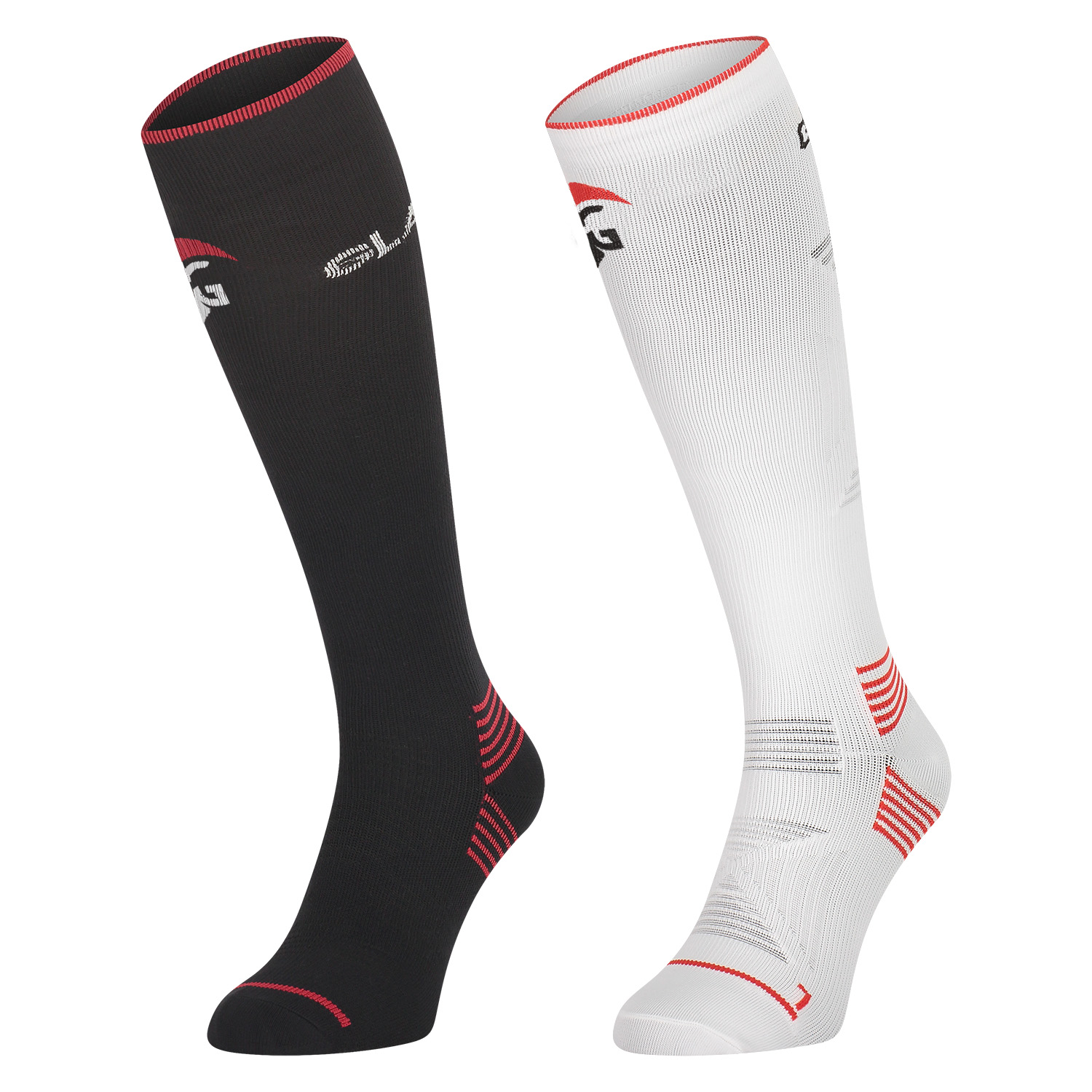 Gladiator Sports Running - Compressiekousen Voor Hardlopen (Zwart Of Wit) (Per Paar)
