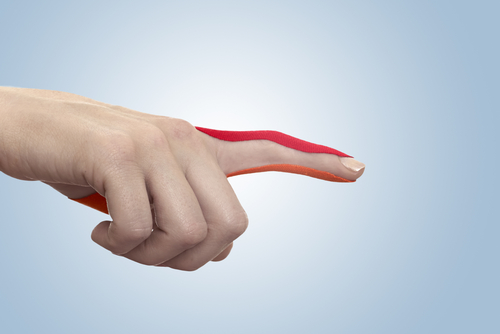 vinger tapen